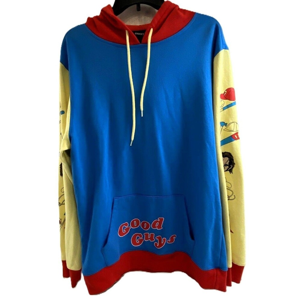Universal Studios Chucky Good Guys Color Block Hoodie Sweatshirt XL